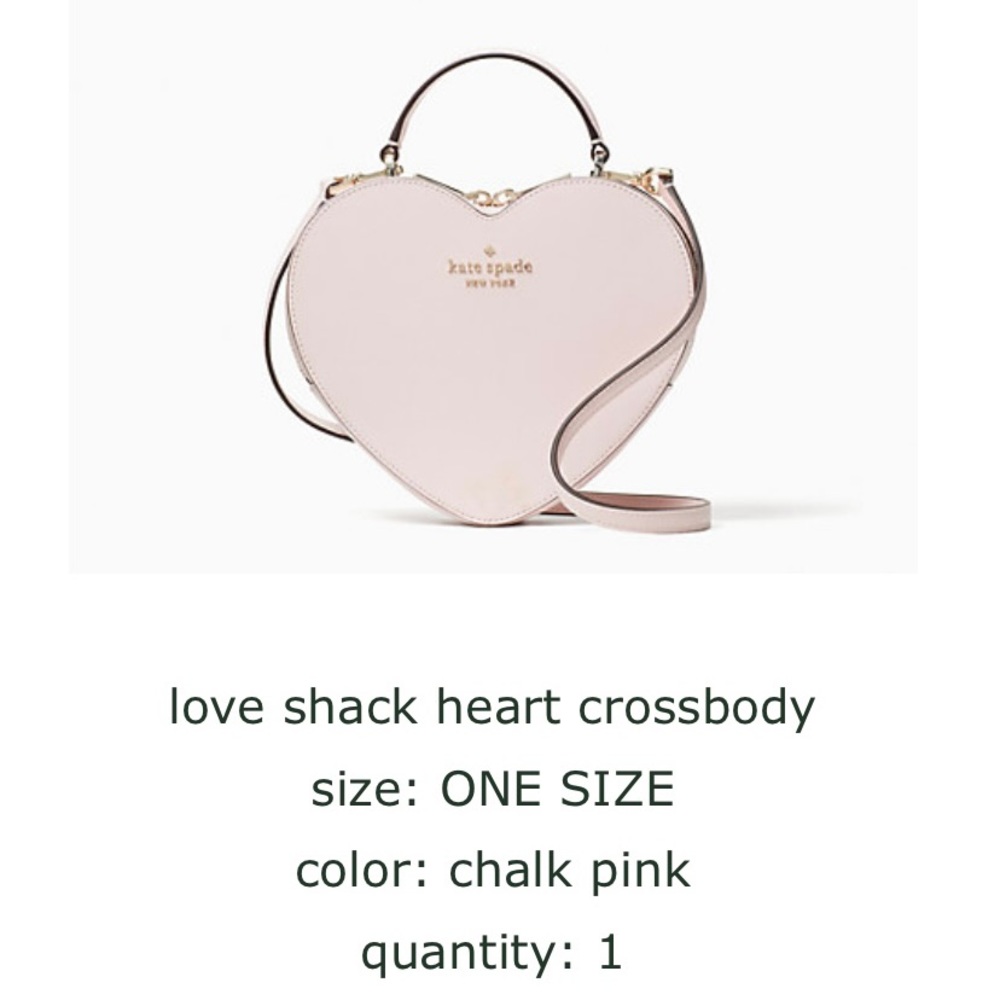 KATE SPADE PINK LOVESHACK HEART PURSE *BRAND NEW NEVER OPENED*